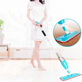 

Aihogard 1PC Multifunction Water Spray Mop Cleaning Tools for Various Kinds Of Floor Household Floor 2 Colors HWC