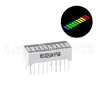 5 pièces 10 segments 4 couleurs LED niveau de la batterie graphique à barres affichage de la puissance indicateur Module rouge jaune vert bleu multicolore 5V lumière ► Photo 1/4