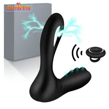 GUIMI Remote Prostate Massager Anal Plug Vibrator Perineum Massage Male Masturbator Dildo Anal Sex Toys for Men Intimate Goods