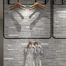 English alphabet wallpaper modern minimalist personality wallpaper cafe bar restaurant retro women's clothing store mural decor English alphabet wallpaper modern minimalist personality wallpaper cafe bar restaurant retro women's clothing store mural decor