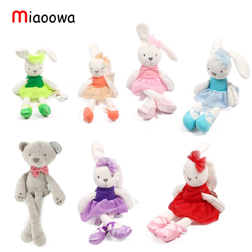 

42cm 7Style Baby Toys Rabbit Sleeping Comfort Doll Plush Toys Millie Boris Smooth Obedient Rabbit Sleep Calm Doll Birthday Gifts