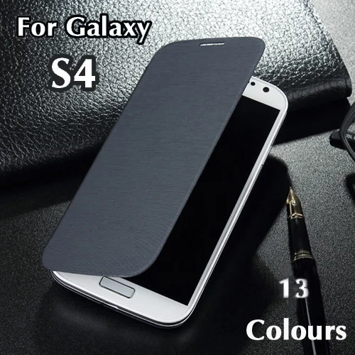 Тонкий кожаный чехол для телефона Классический флип Samsung Galaxy S4 S IV I9500 I9505|for samsung