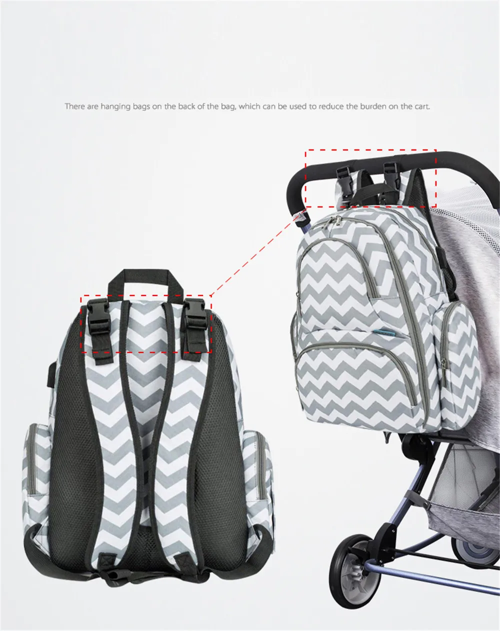 Водостойкие детские сумки с интерфейсом USB Mummy Maternity подгузник сумка большой дорожный рюкзак дизайнерская сумка для кормления для мамы/папы