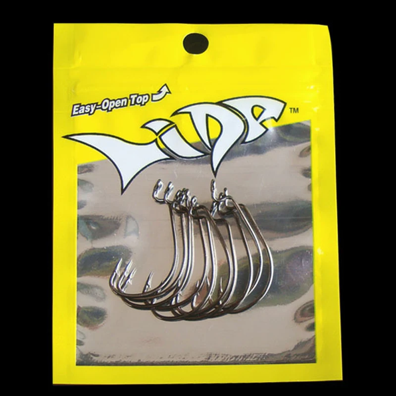 Buy High Carbon Steel Worm Hook 10 Pieces/Bag Barbed