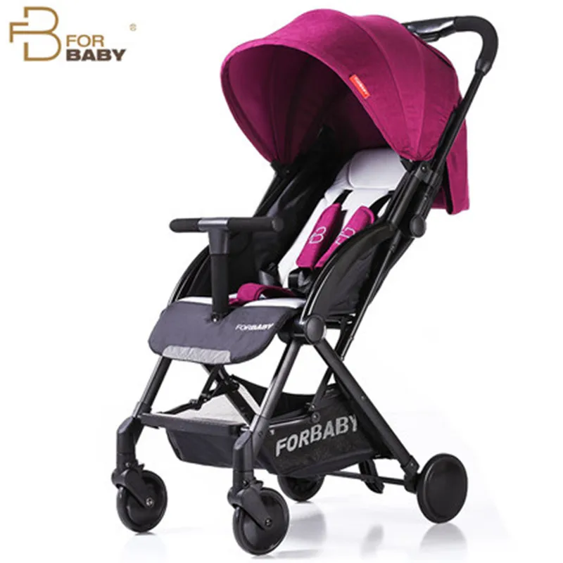 

0 5kg Super Light Baby Stroller Carry on Plane, Fast-folding Baby Carriage Can Sit & Lie Down, High Quality Children Pushchair