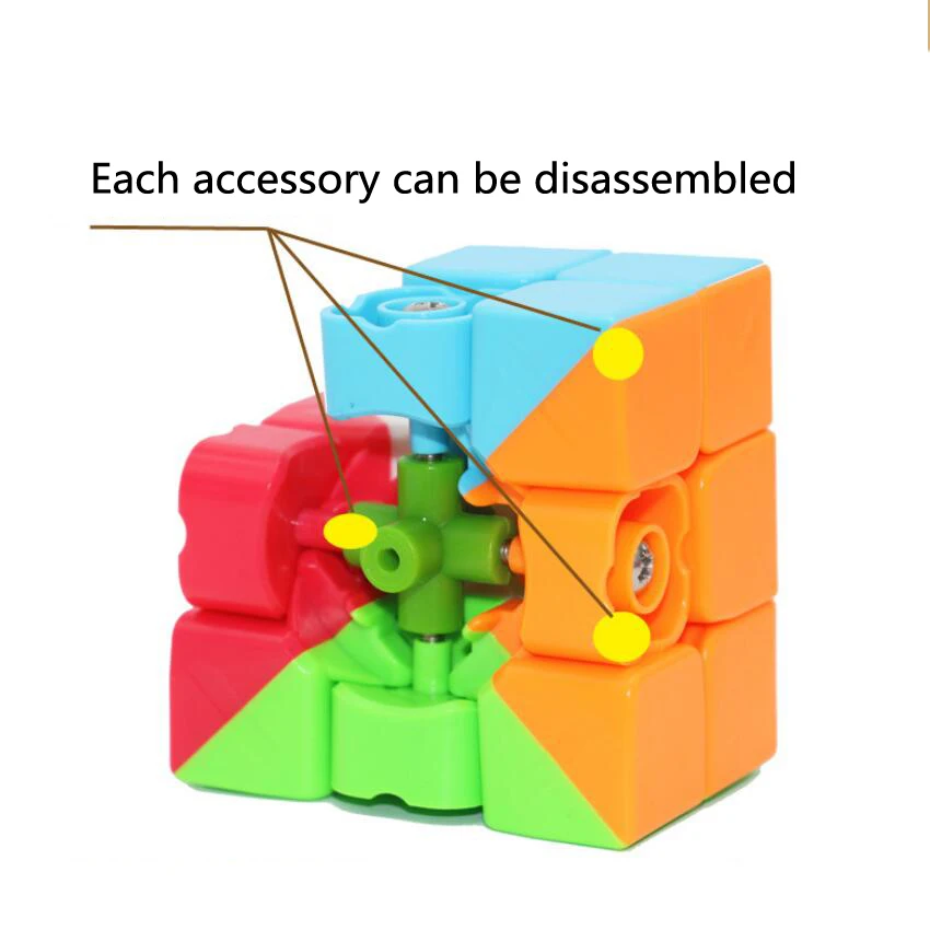 Qiyi QiDi S 2x2 магический куб Professional speed Puzzle Cube обучающий мозг игрушки подарки для детей