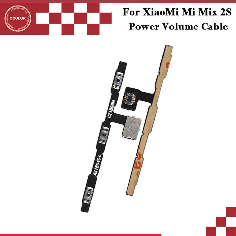 

ocolor For XiaoMi Mi Mix 2S Power Button Volume Key Flex Cable Assembly Repair Parts For XiaoMi Mi Mix 2S Mobile Phone In Stock