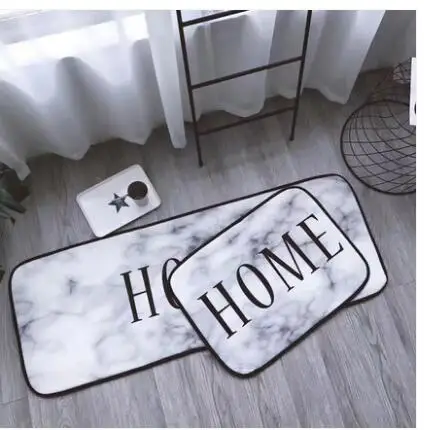 50x70/50x170/50x150 см простой мрамор с отпечатанным узором кухня Холл Ковер Дверной Коврик Анти-скольжения Ванная комната
