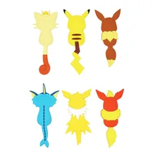 Pocket Monster Anime Pikachu Mew Eevee Poketto Monsuta Kawaii Rubber Fridge Accessory anime avatar monster pet thumbnail funny spoof taste fridge magnet colourful squishy waterproof stickers kawaii toy recyclable