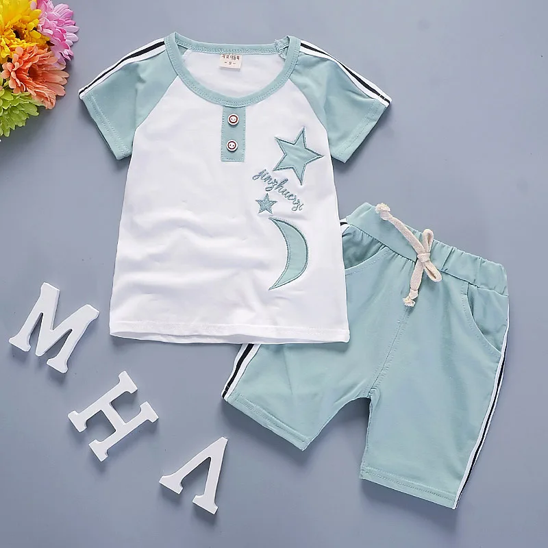 

NYSRTZ Children's clothing boy summer 2017 new children's children Korean casual short-sleeved T-shirt shorts suit summer tide