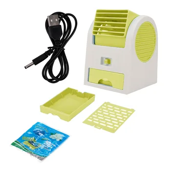 

SOONHUA Cooling Fan USB Battery Operated Fans Air Conditioner Bladeless Cooler Mini Fan Computer Accessories Free Shipping