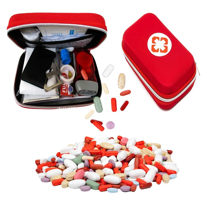 

Portable Outdoor Waterproof EVA First Aid Kit Bag For Family Travel Security Emergency Kits Survival Medical Treatment
