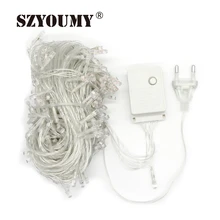 SZYOUMY светодиодная гирлянда 20 м 200 светодиодов наружная декоративная лампа Рождественский праздничный свет для вечерние свадьбы Сад Рождество