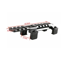 Длинный 120 мм прицел выше основание Крепление 20 мм рельсовый адаптер для MP5 страйкбол прицел охотничий пистолет оценщики