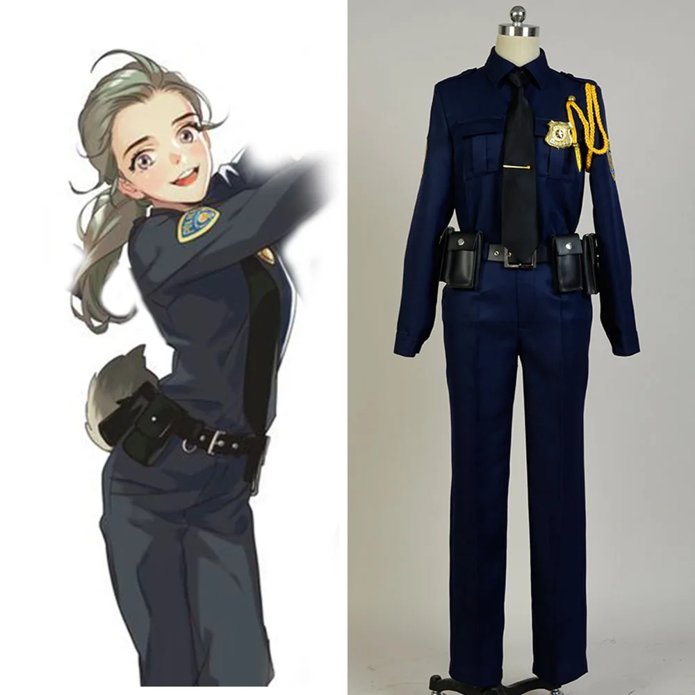 

Zootopia Cosplay Costume Zootopia Judy Hopps Cosplay Costume Rabbit Uniform Halloween Carnival Costume Full Set