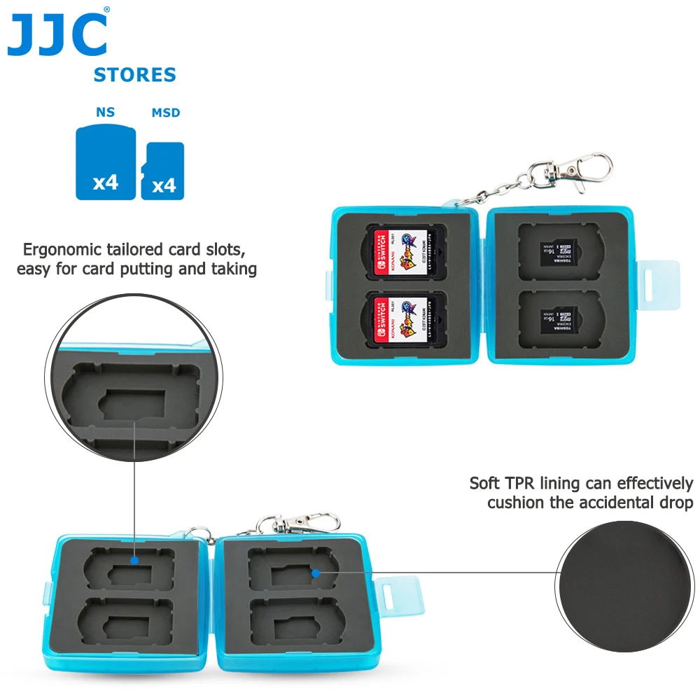 JJC водонепроницаемый чехол для карты памяти для джойстика Переключатель контроллер nintendo переключатель игровая карта микро коробка для SD карты