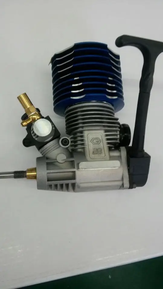 1/8 Nitro RC Car pull start engine GO.28 with glow plug, flywheel