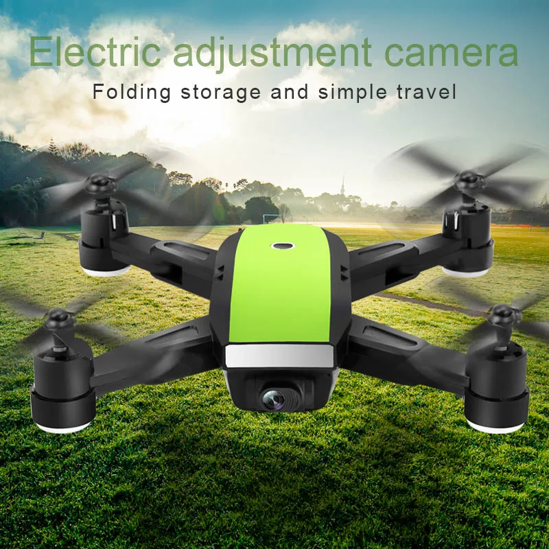 

1 Pcs Quadcopter RC Drone Folding FPV Wifi Headless Mode Gravity Sensor HD Lens S7JN