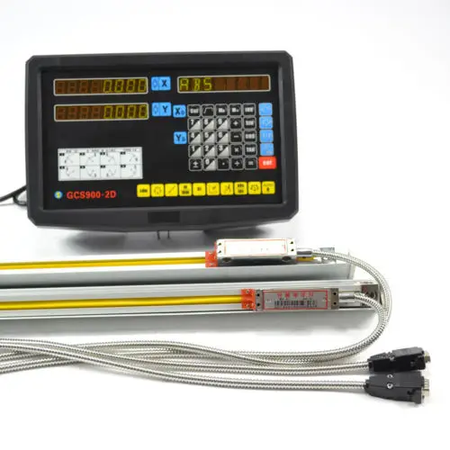 

2 Axis Digital Readout Console Display DRO KITS With High Precision Linear Scale Linear Encoder Linear Ruler Optical