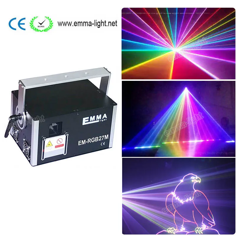 

2018 newest 4w RGB Projector ilda dmx Stage effect equipment animation dj disco laser show lights for sale