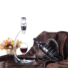 1 комплект Большой Графин ручной работы кристалл красного вина бренди шампанского очки бутылка-декантер аэратор для семейного бара