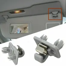 Para Audi A1 A3 A4 A5 Q3 Q5 Q7 Grey coche visera Interior Clip soporte