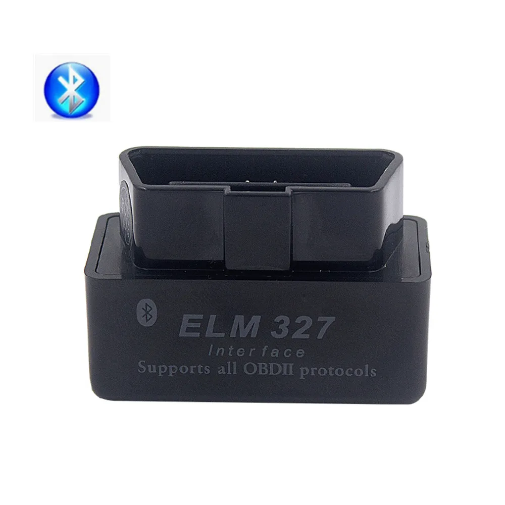 Супер ELM327 V1.5 выключатель питания для всех OBD2 протокол диагностический сканер инструмент ELM327 для Android Крутящий момент OBDII CAN-BUS код ридер - Цвет: Серый