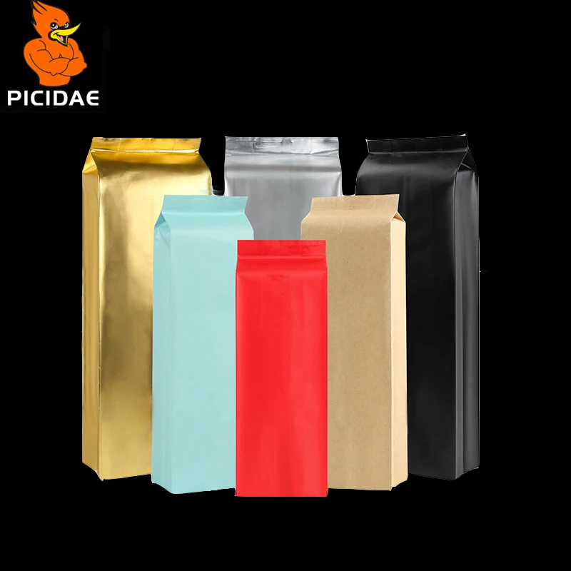 

coffee chocolate Cookie nut food Snack Casual packing Bag stand up Heat Sealing foil candy back Open Top Side Gusset Organ dog