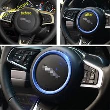 

Lapetus Steering Wheel Center Decoration Ring Frame Cover Trim 1 Pcs / 3 Color For Jaguar XF 2016 2017 2018 Auto Accessories