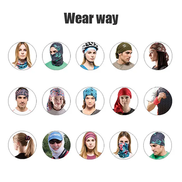 Открытый маска езда флаг Тюрбан Магия Бесшовные Маска sweatband Спорт на открытом воздухе езда Альпинизм цифровой печати флаг