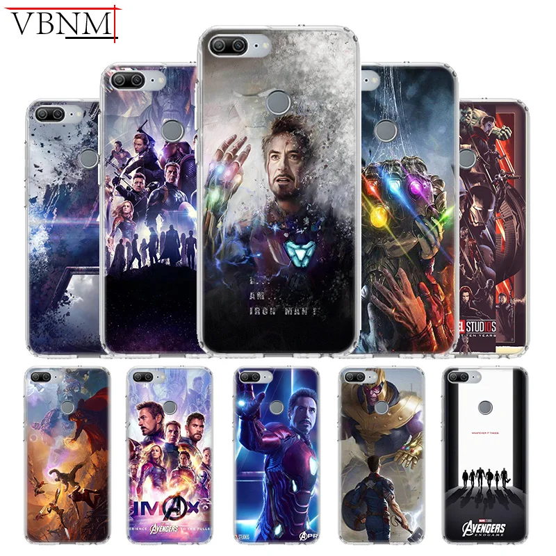 Мстители 4 битва Art силиконовый чехол для Huawei Honor 6X7 8 7X 8X 8A S Pro MAX 9 10 Lite v9 играть V20 8C