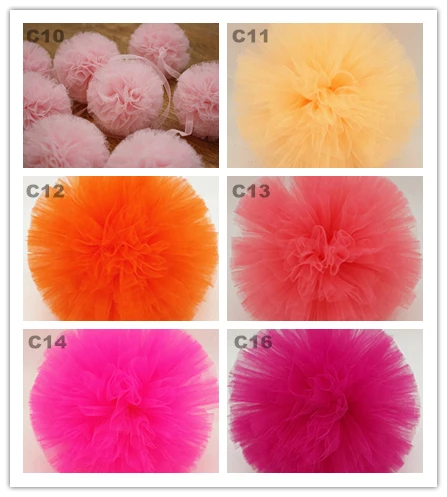 Geheugen storm Destructief Tulle Pompom Decoration | Wedding Decoration | Wedding Supplies | Baby  Playground - 20cm - Aliexpress