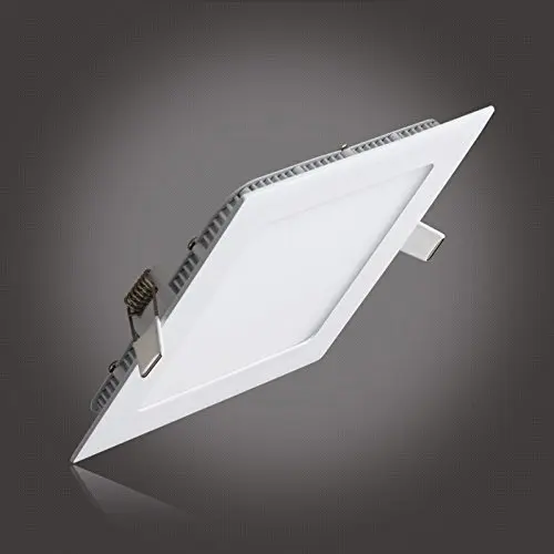 

AC/DC 12V/24V Ultra Thin Design 3W 6W 9W12W 15W 25W LED Ceiling Recessed Grid Downlight Square LED Panel Light free shipping