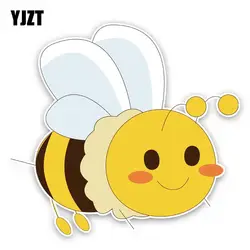 YJZT 13,5 см * 12,4 см Прекрасный Пчелка наклейка автомобиля Стикеры ПВХ 12-300777