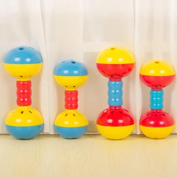 

Baby Wrist Double-headed Bell Toy Baby Companion Play Rattle Educational Toys Best Gift for Baby Infant Kids Funny Toys Hot Sale