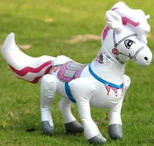 new design Inflatable Animal Toy Inflatable Stick Cartoon Horse Children Toy wholesale Swimming Toys