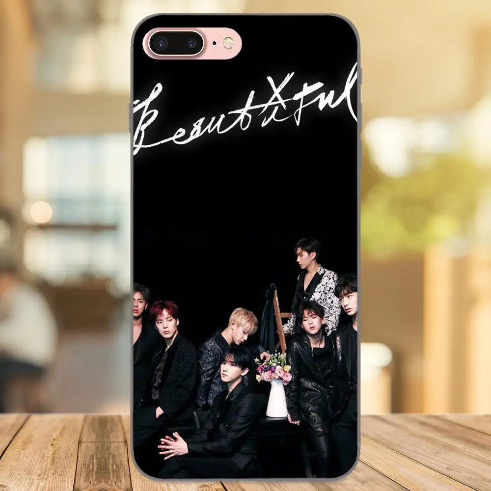 Уникальный мультяшный узор Monsta X Kpop для Samsung Galaxy I9082 Note 4 8 9 S3 S4 S5 S6 S7 S8 S9 S10 Edge Plus Lite