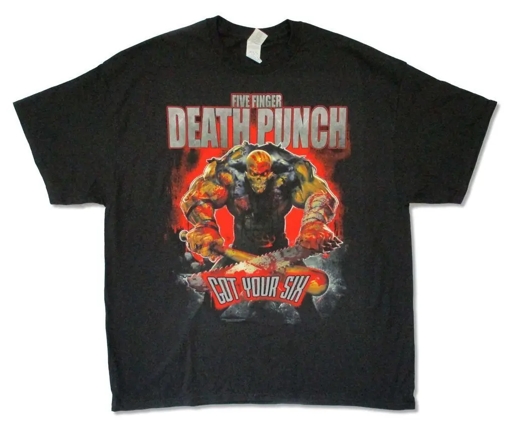 Five Finger Death Punch Got Your Six 2016 Tour (Майами-Деу) Мужская черная футболка