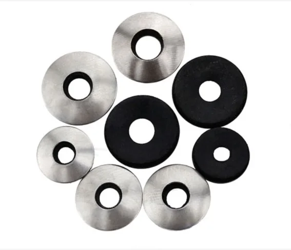 100 шт./лот M5.5X16MM 304 нержавеющая сталь сиамская резиновая прокладка