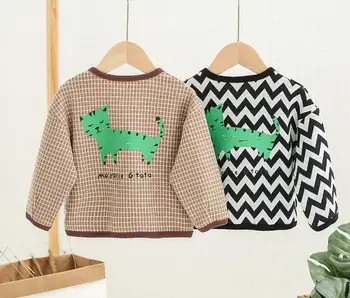 

Children's Wear Jacket 2019 Baby Boys Boys Long Sleeve Spring Cartoon Korean Knit Cardigan Jacket
