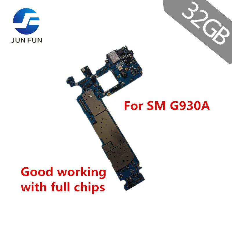 Разблокированная материнская плата JUN FUN 32 ГБ для Samsung Galaxy S7 Edge G930A ОС Android