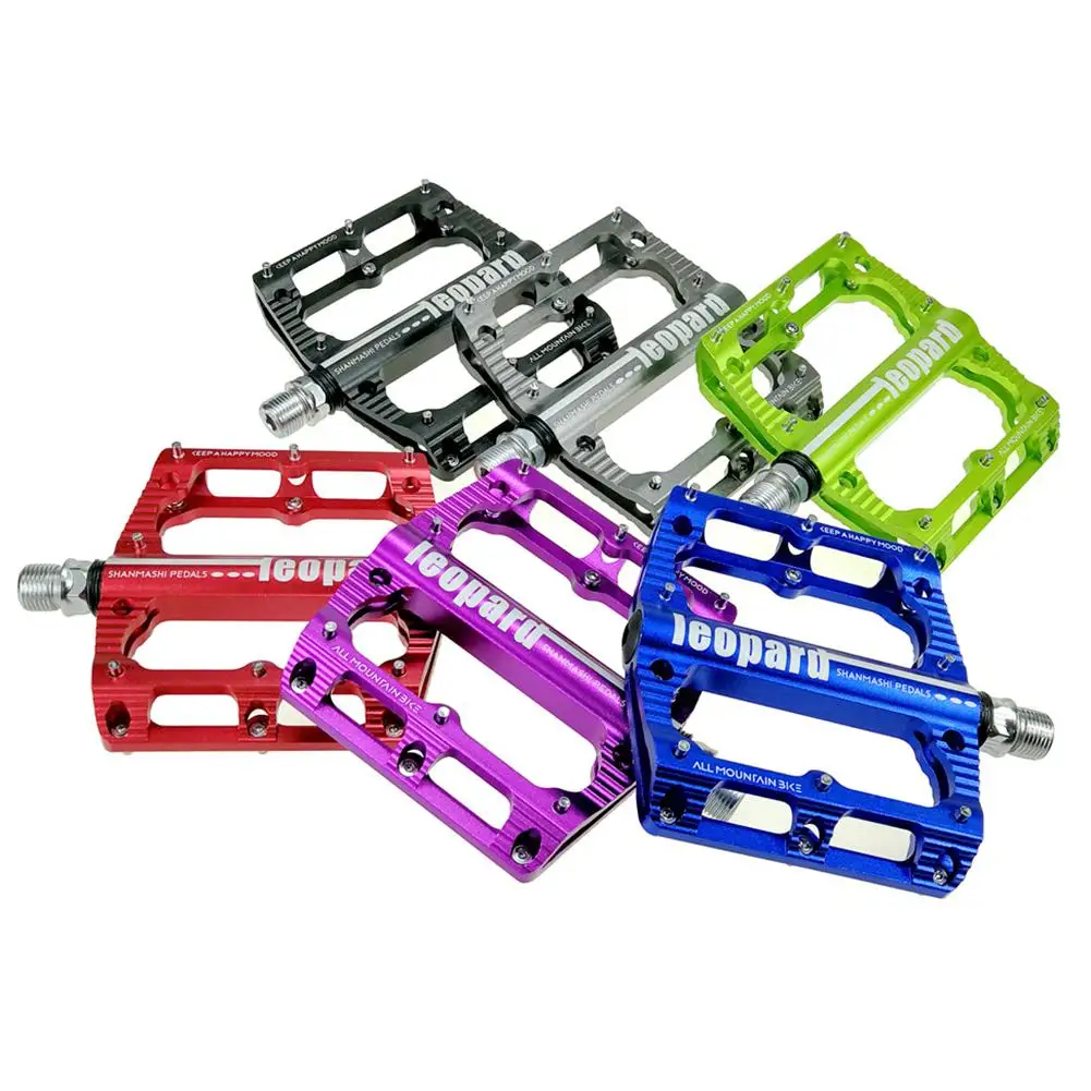 6 Colors Platform Alloy Road Bike Pedals Ultralight MTB Bicycle Pedal