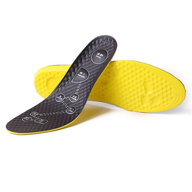 New Multi-functional Foot Acupressure Acupuncture Massage Insole Odor Deodorant Sweat Absorption Insoles Health Care Shoe Pad