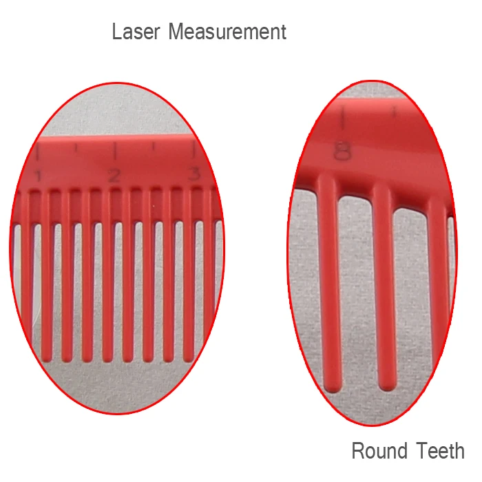 Япония Pro Смола стрижка гребень набор в 3 вида конструкций/лот прочные лазерные измерения термостойкие парикмахерские Расческа для парикмахера