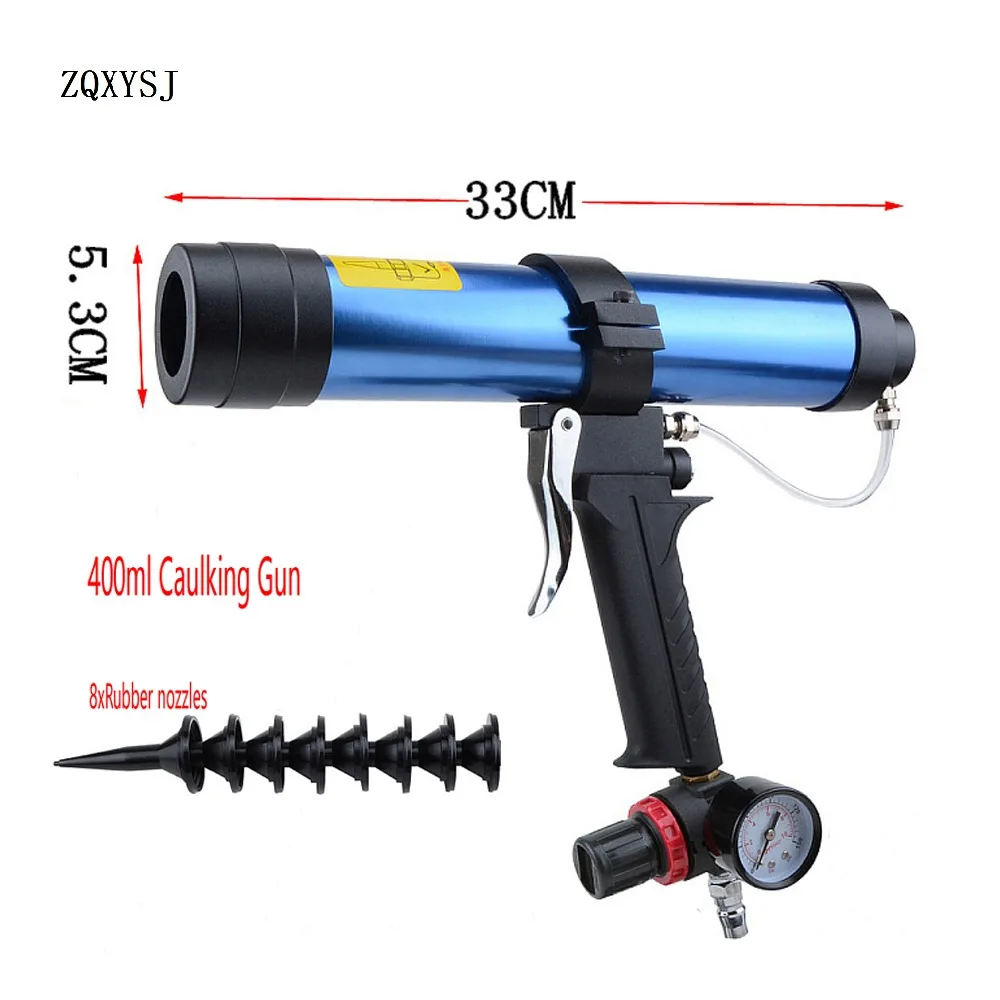 400 мл пневматический герметик клеевой пистолет с поршнями силиконовый колбасный