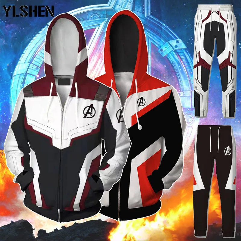 Avengers Endgame Hoodie Sweatshirt Jacket Avengers Cosplay Costumes Sweater Spiderman Costume Harry Potter Suit Zeemeerminstaart