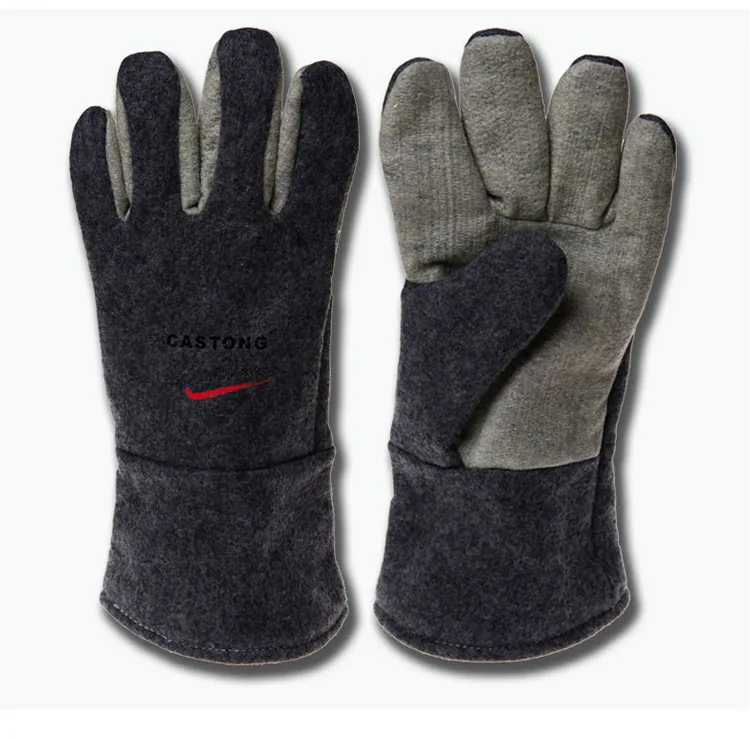 300 Degree Heat Insulation Gloves, High temperature resistant Gloves, Flame retardant Anti-scalding Baking Industrial Glove (6)