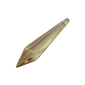 

60mm 50pcs Cognac Crystal Icicle U-drop Prism Chandelier For DIY Luggage and Bags Free Shipping
