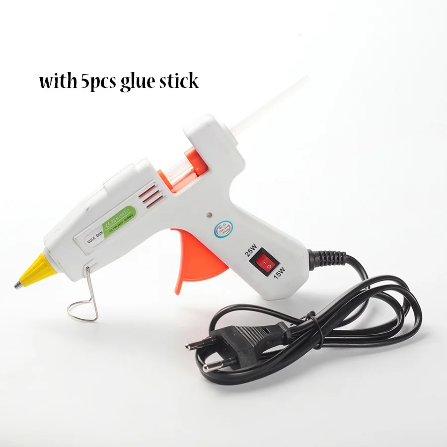Temperature Adjustment glue gun EU Plug Heat Glue Gun with Glue Stick