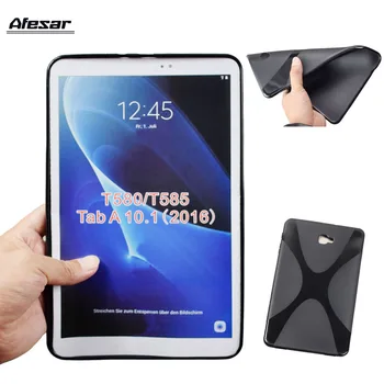 

Tab A A6 10.1" SM T580 T585 Tablet Soft TPU Silicone Case Cover bag For Samsung Galaxy Tab A 10.1 2016 SM T587 Soft pouch pocket
